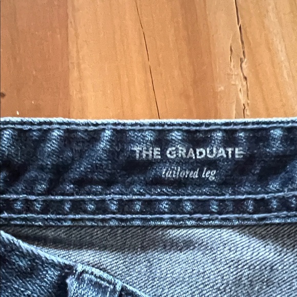 AG Adriano Goldschmied The Graduate Straight Leg Jeans - Dark Blue - Picture 1 of 7